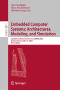 Cover: Embedded Computer Systems: Architectures, Modeling, and Simulation - Springer