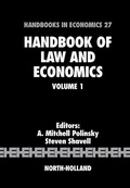 Cover: Handbook of Law and Economics: Volume 1 - North-Holland