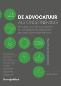 Cover: De advocatuur als onderneming - Boom juridisch