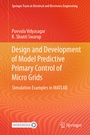 Cover: Design and Development of Model Predictive Primary Control of Micro Grids - Springer