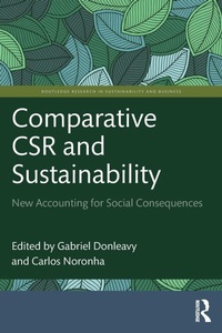 Enlarge image Cover: Comparative CSR and Sustainability - Routledge