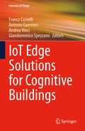 Cover: IoT Edge Solutions for Cognitive Buildings - Springer