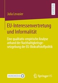 Cover: EU-Interessenvertretung und Informalit&auml;t - Springer VS