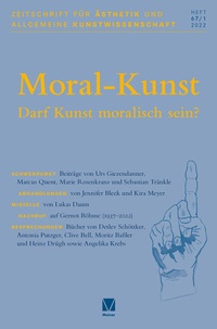 Abbildung von: Zeitschrift für Ästhetik und Allgemeine Kunstwissenschaft 67/1 - Meiner