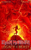 Cover: IRON MAIDEN - Legacy of the Beast (offizelles Comic, lim. Edition, auf Deutsch) - Insektenhaus-Verlag
