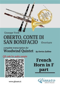 Abbildung von: French Horn in F part of "Oberto" for Woodwind Quintet - Glissato Edizioni Musicali