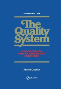 Abbildung von: The Quality System - CRC Press