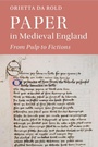 Cover: Paper in Medieval England - Cambridge University Press