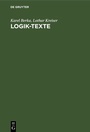 Cover: Logik-Texte - De Gruyter