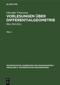 Bild: Vorlesungen &uuml;ber Differentialgeometrie. Teil 2 - De Gruyter