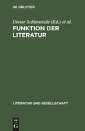 Cover: Funktion der Literatur - De Gruyter
