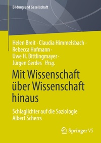 Abbildung von: Mit Wissenschaft über Wissenschaft hinaus - Springer VS