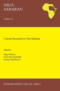 Enlarge image Cover: Current Research in Nilo-Saharan - Köppe, R