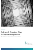 Cover: May 2022 Culture & Conduct Risk in the Banking Sector - Starling Trust Sciences, LLC
