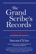 Cover: The Grand Scribe's Records, Volume VI - Indiana University Press