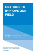 Cover: Methods to Improve Our Field - Emerald Publishing Limited