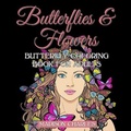 Cover: Butterfly Coloring Book for Adults - Aventyr Press Ltd