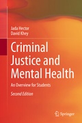Cover: Criminal Justice and Mental Health - Springer