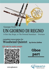 Abbildung von: Oboe part of "Un giorno di regno" for Woodwind Quintet - Glissato Edizioni Musicali
