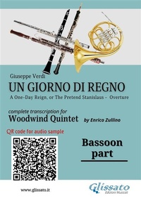 Abbildung von: Bassoon part of "Un giorno di regno" for Woodwind Quintet - Glissato Edizioni Musicali