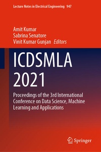 Enlarge image Cover: ICDSMLA 2021 - Springer