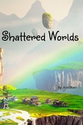 Cover: Shattered Worlds (Demon Queen, #1) - Aindirain
