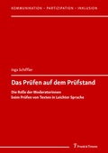 Cover: Das Pr&uuml;fen auf dem Pr&uuml;fstand - Frank & Timme