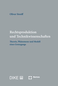 Abbildung von: Rechtsproduktion und Technikwissenschaften - Nomos