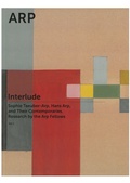 Cover: Interlude. Sophie Taeuber-Arp, Hans Arp and Their Contemporaries: Research by the Arp Fellows - Stiftung Jean Arp u. Sophie Taeuber-Arp