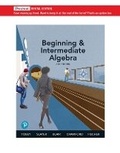 Cover: Beginning & Intermediate Algebra - Pearson