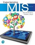 Cover: Experiencing MIS - Pearson