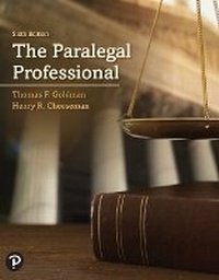 Enlarge image Cover: The Paralegal Professional - Pearson