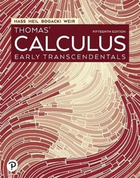 Enlarge image Cover: Thomas' Calculus - Pearson