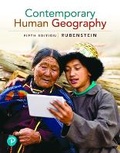 Cover: Contemporary Human Geography - Pearson