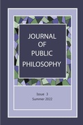 Cover: Journal of Public Philosophy - Public Philosophy Press