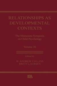Enlarge image Cover: Relationships as Developmental Contexts - Psychology Press Ltd