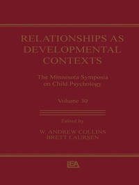 Enlarge image Cover: Relationships as Developmental Contexts - Psychology Press Ltd