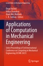 Cover: Applications of Computation in Mechanical Engineering - Springer