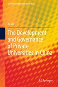 Cover: The Development and Governance of Private Universities in China - Springer