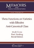 Cover: Theta Functions on Varieties with Effective Anti-Canonical Class - American Mathematical Society
