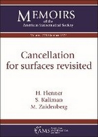 Enlarge image Cover: Cancellation for Surfaces Revisited - American Mathematical Society