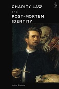 Cover: Charity Law and Post-mortem Identity - Hart Publishing