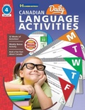 Cover: Canadian Daily Language Activities Grade 4 - On the Mark Press