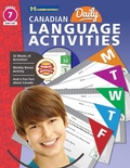Cover: Canadian Daily Language Activities Grade 7 - On the Mark Press