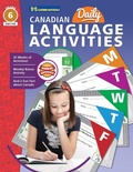 Cover: Canadian Daily Language Activities Grade 6 - On the Mark Press
