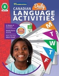 Cover: Canadian Daily Language Activities Grade 8 - On the Mark Press