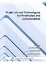 Cover: Materials and Technologies for Protection and Constructions - Trans Tech Publications Ltd