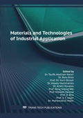 Cover: Materials and Technologies of Industrial Application - Trans Tech Publications Ltd