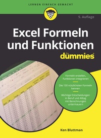 Abbildung von: Excel Formeln und Funktionen für Dummies - Wiley-VCH