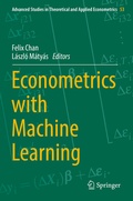 Cover: Econometrics with Machine Learning - Springer